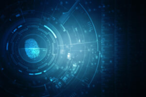 Fingerprint,Scanning,Technology,Concept,2d,Illustration